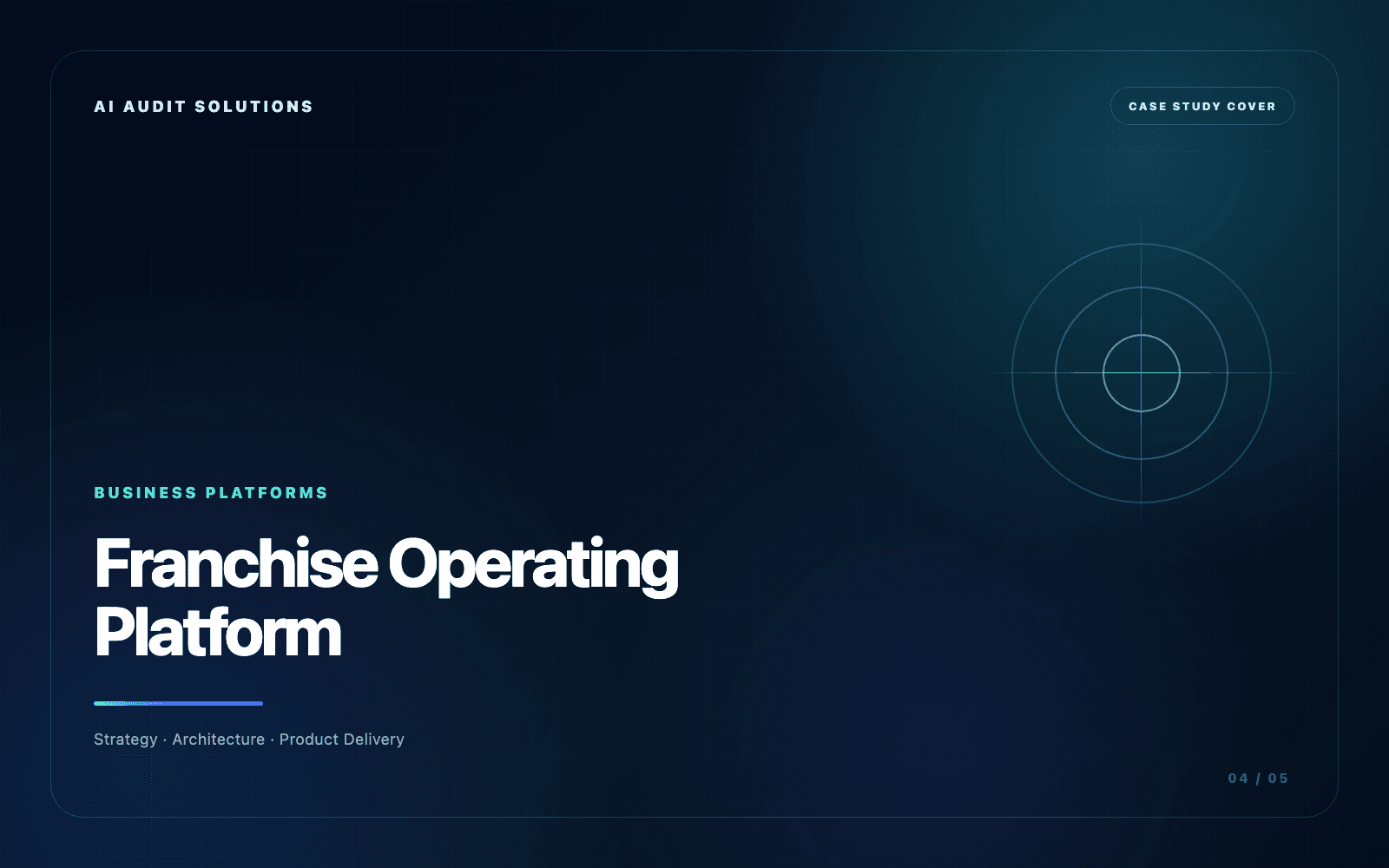 Franchise Operating Platform case study cover